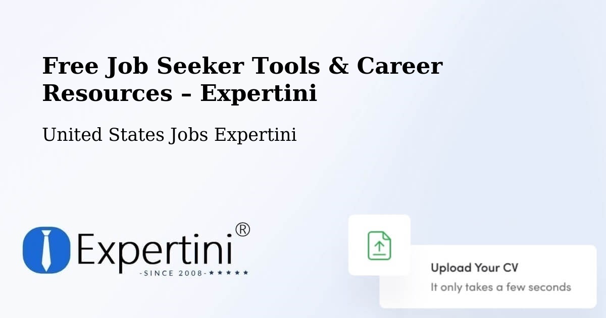 Free Job Seeker Tools & Career Resources – Jasper - Jasper, United States Jobs Expertini